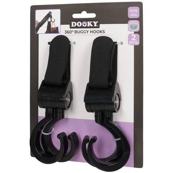 Dooky 360° Swivel Hooks for Strollers (Set of 2)