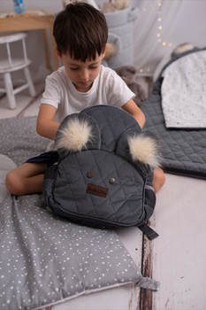 Kinder Hop Graphite Travel Bear Children's Backpack