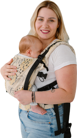 Baby carrier Kavka Essence: Cream Boho Print