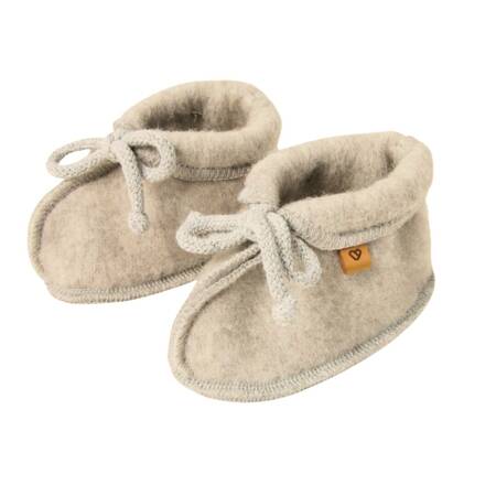 Baby shoes Wool premium Beige