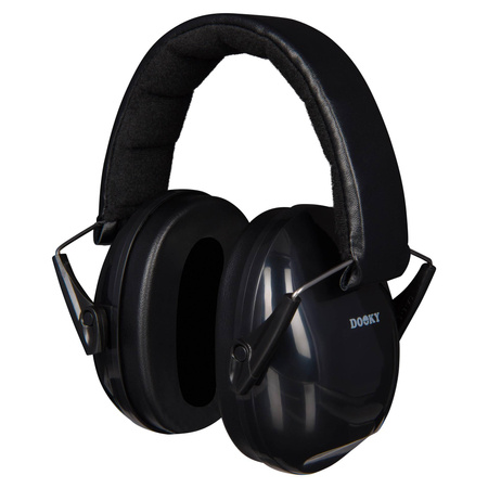 DOOKY Junior Protective Headphones Black 3+ (5-16 years)