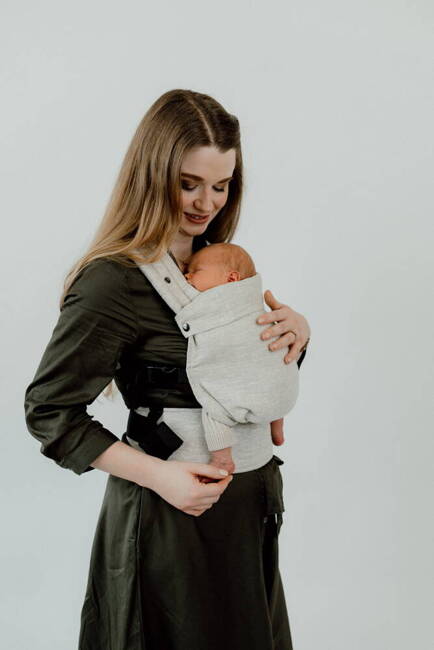 Baby Carrier Qusy Mini - Linen Beige