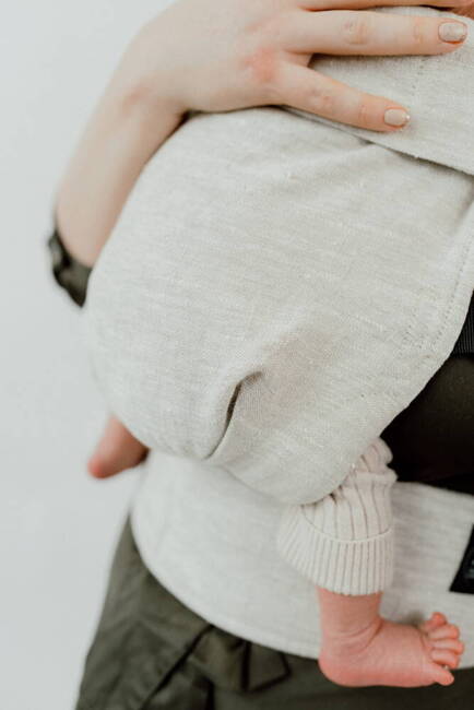 Baby Carrier Qusy Mini - Linen Beige