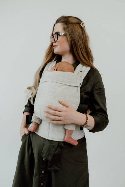 Baby Carrier Qusy Mini - Linen Beige