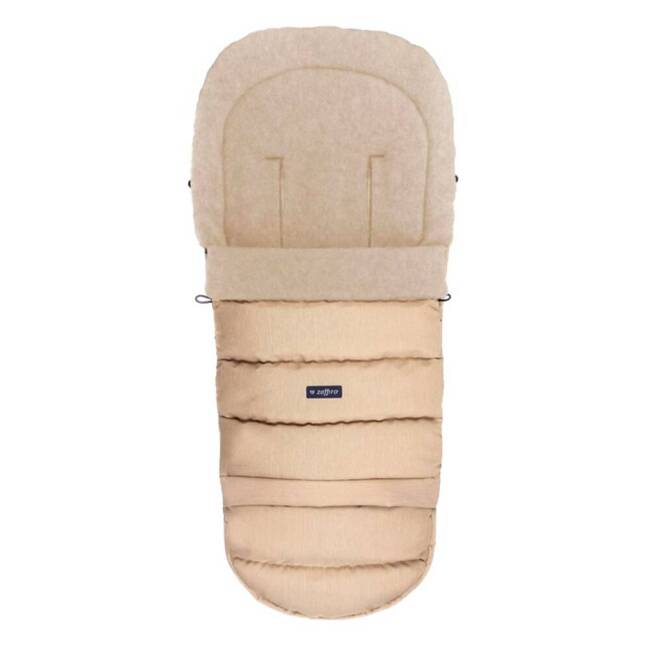 Baby carriage footmuff iGrow 4.0 Beige Wool premium + Melange Beige 