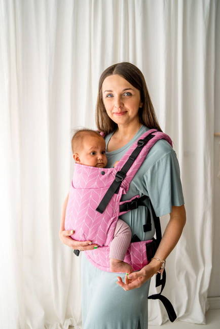 Baby carrier Kavka Multi-age: Juliette Braid Bamboo