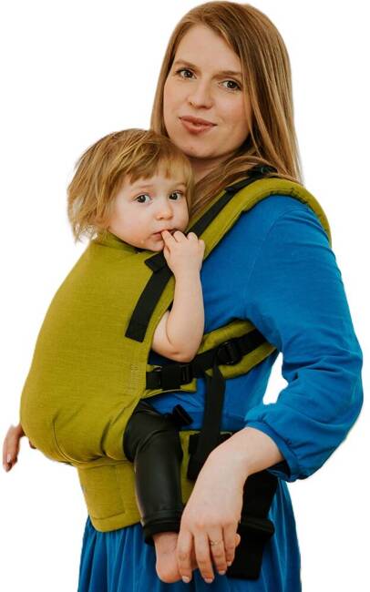 Baby carrier Kavka Multi-age: Lime Linen 2024