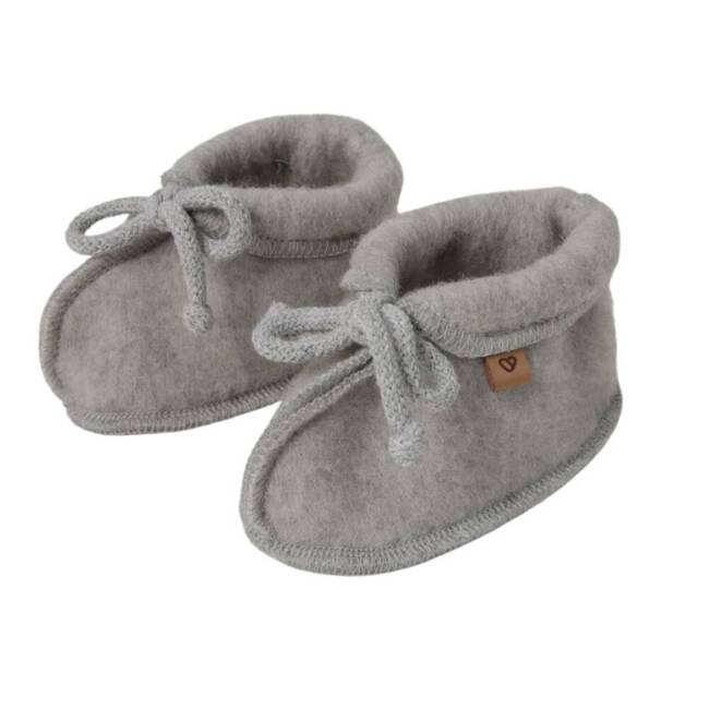 Baby shoes Wool premium Grey