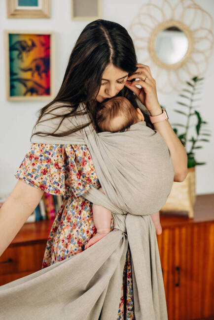 Basic Line Baby Sling LennyLamb - Peanut Butter