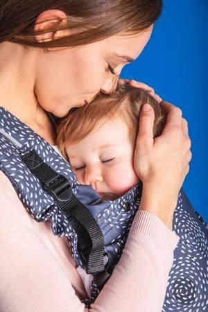 EverySlings Baby carrier: MiMi Raindrops
