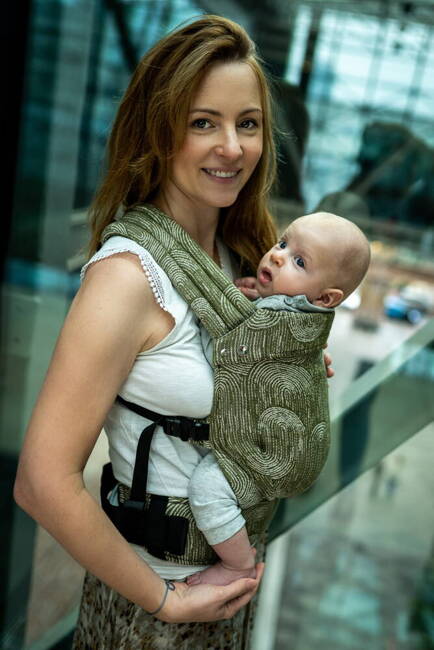 Qusy carrier / Sand Stories Eden - adjustable ergonomic carrier 