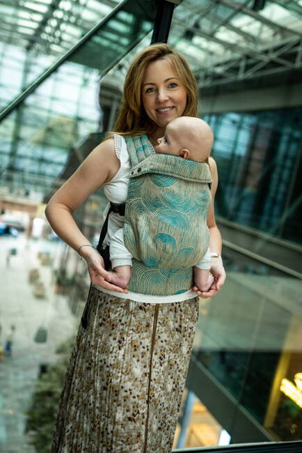 Qusy carrier / Sand Stories Erin - adjustable ergonomic carrier 