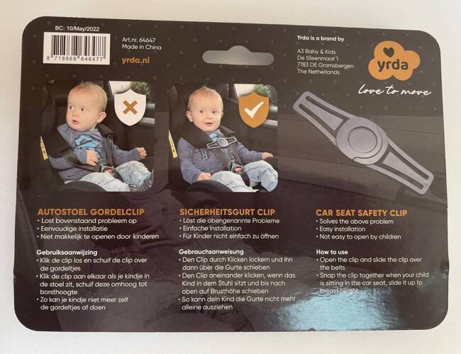 Yrda - Car Seat Harness Clip