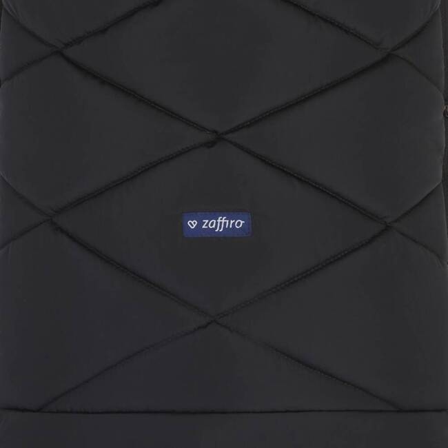 Zaffiro GrowUP 4.0 Stroller Sleeping Bag with Bag - Beige Wool Premium + Black