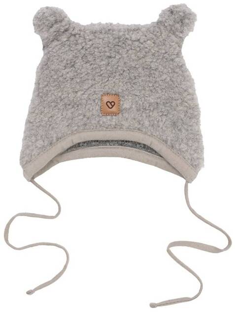 Zaffiro - Violet Hat 100% Wool – Lamb M (6-12m) Grey