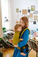 Baby carrier Kavka Multi-age: Lime Linen 2024