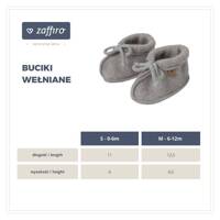 Baby shoes Wool premium Grey