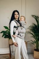 LennyLamb Baby carrier: LennyUpGrade: Litte Herringbone Almond