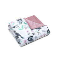 Minky Fleece Blanket (Wise Owls) 80x100 cm