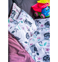 Minky Fleece Blanket (Wise Owls) 80x100 cm