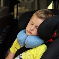 Stabilizing travel pillow size M (2-6 years) Denim