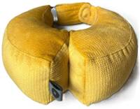 Stabilizing travel pillow size M (2-8 years) Mustard