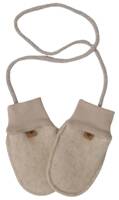 Zaffiro - Children's Mittens - Beige Premium Wool 0-12m