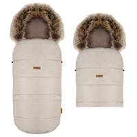 Zaffiro GrowUP 4.0 Stroller Sleeping Bag with Bag - Beige Plush + Vanilla