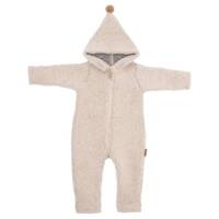 Zaffiro - Woolen Romper Suit - Wool Lamb Beige