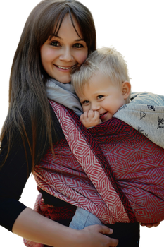 Woven wrap Little Frog - Ruby Cube