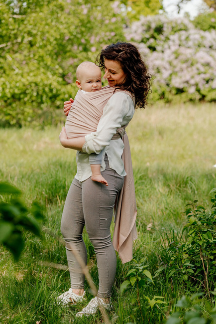 Elastic Baby Wrap - Beige (5 m.)