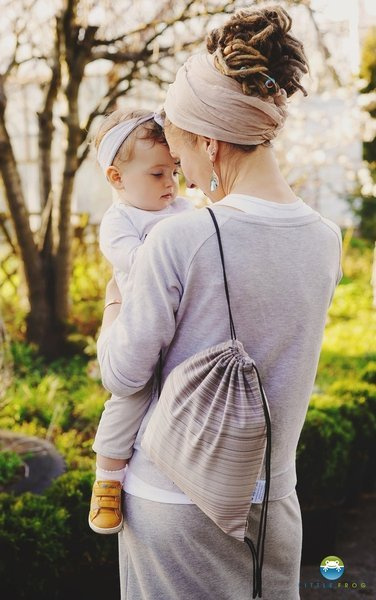 Chusta tkana Little Frog - Kwarc