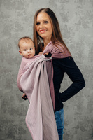 LennyLamb Ring Sling - Little Herringbone Ombre Pink