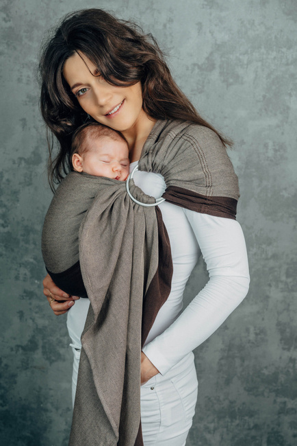 LennyLamb Ring Sling - Hot Chocolate