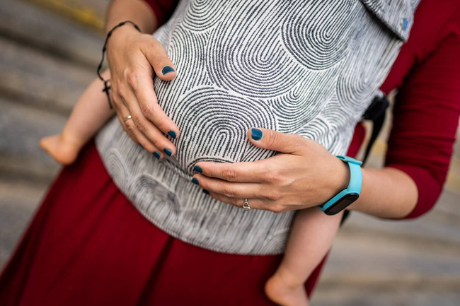 Nosidło regulowane Qusy -Sand Stories Goose Tencel