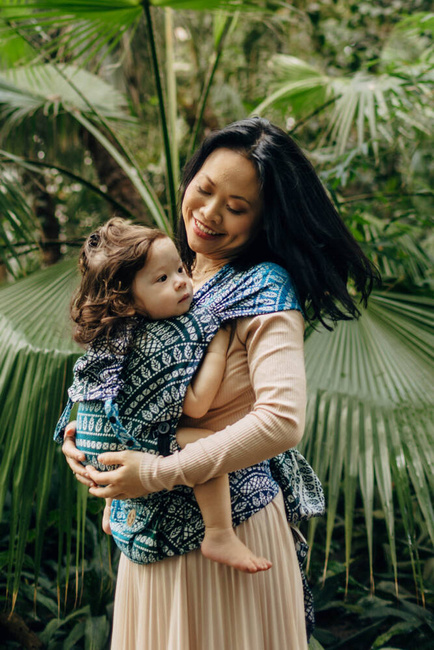 Nosidło hybrydowe LennyLamb - Pawi Ogon Sea Angel