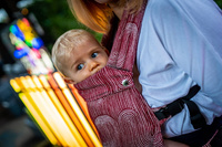 Nosidełko Qusy - Sand Stories Polka Tencel