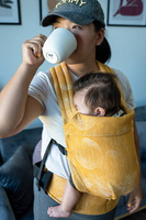 Nosidełko regulowane Qusy - Sand Stories Mustard