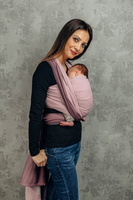 Basic Line Baby Sling LennyLamb - Little Herringbone Ombre Pink