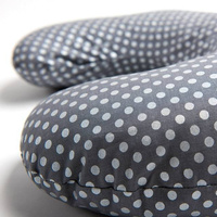 Breastfeeding pillow Zaffiro - Luli Silber and grey spots