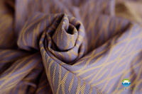 Woven wrap Little Frog - Purple Flames