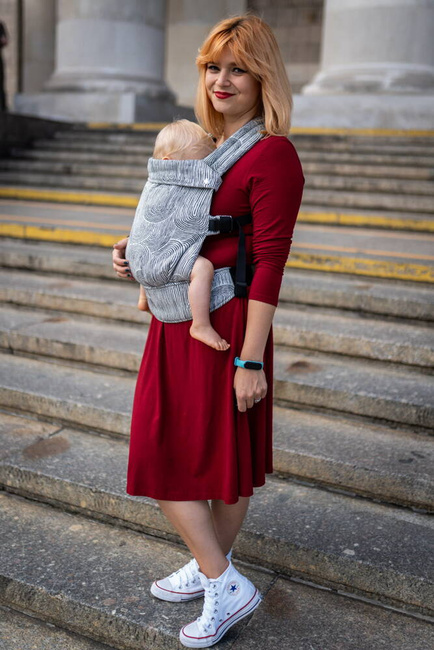 Nosidło regulowane Qusy -Sand Stories Goose Tencel