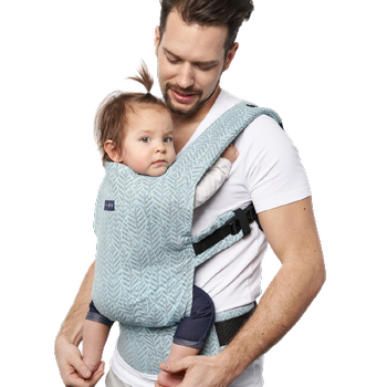 Zaffiro - baby carrier City: Mint Leaves