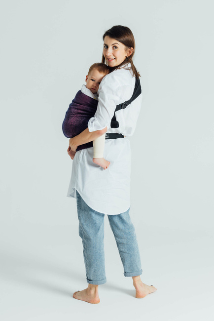 Baby Carrier LennyLamb LennyHip - Wild Wine - Bouquet