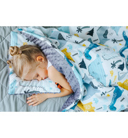 Minky Fleece Blanket (Dinosaurs) 80x100 cm