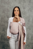 LennyLamb Ring Sling - Little Herringbone Baby Pink