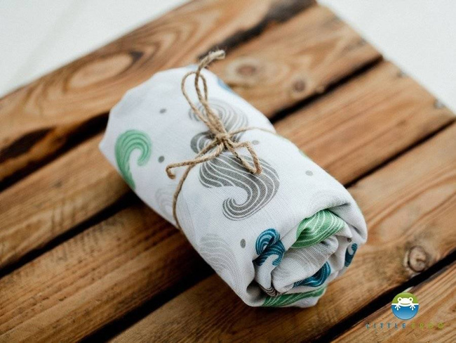 Pieluszka Bambusowa Little Frog - Handsome