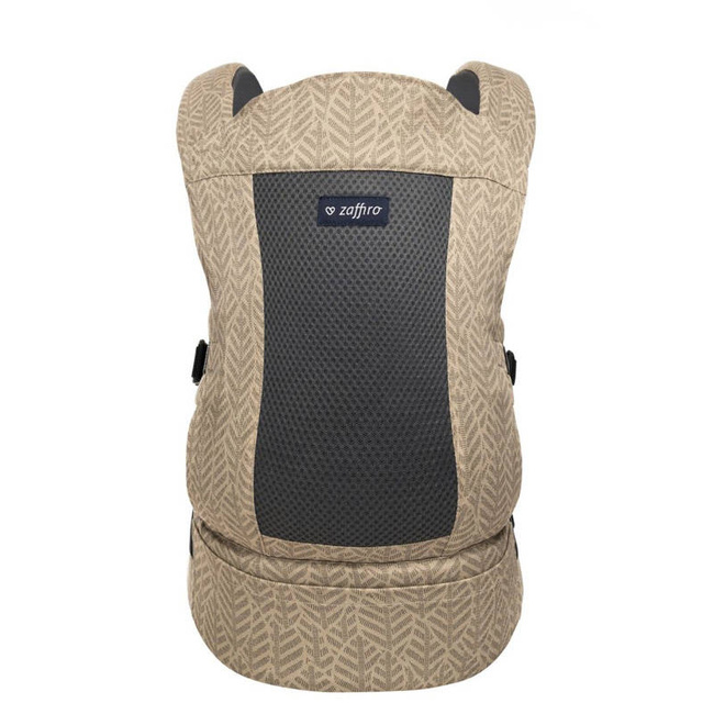 Zaffiro - baby carrier City Air: Beige Leaves 