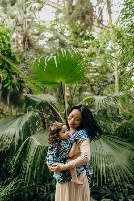 Nosidło hybrydowe LennyLamb - Pawi Ogon Sea Angel