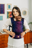 LennyLamb baby carrier - LennyLight - Wild Wine Bouqet